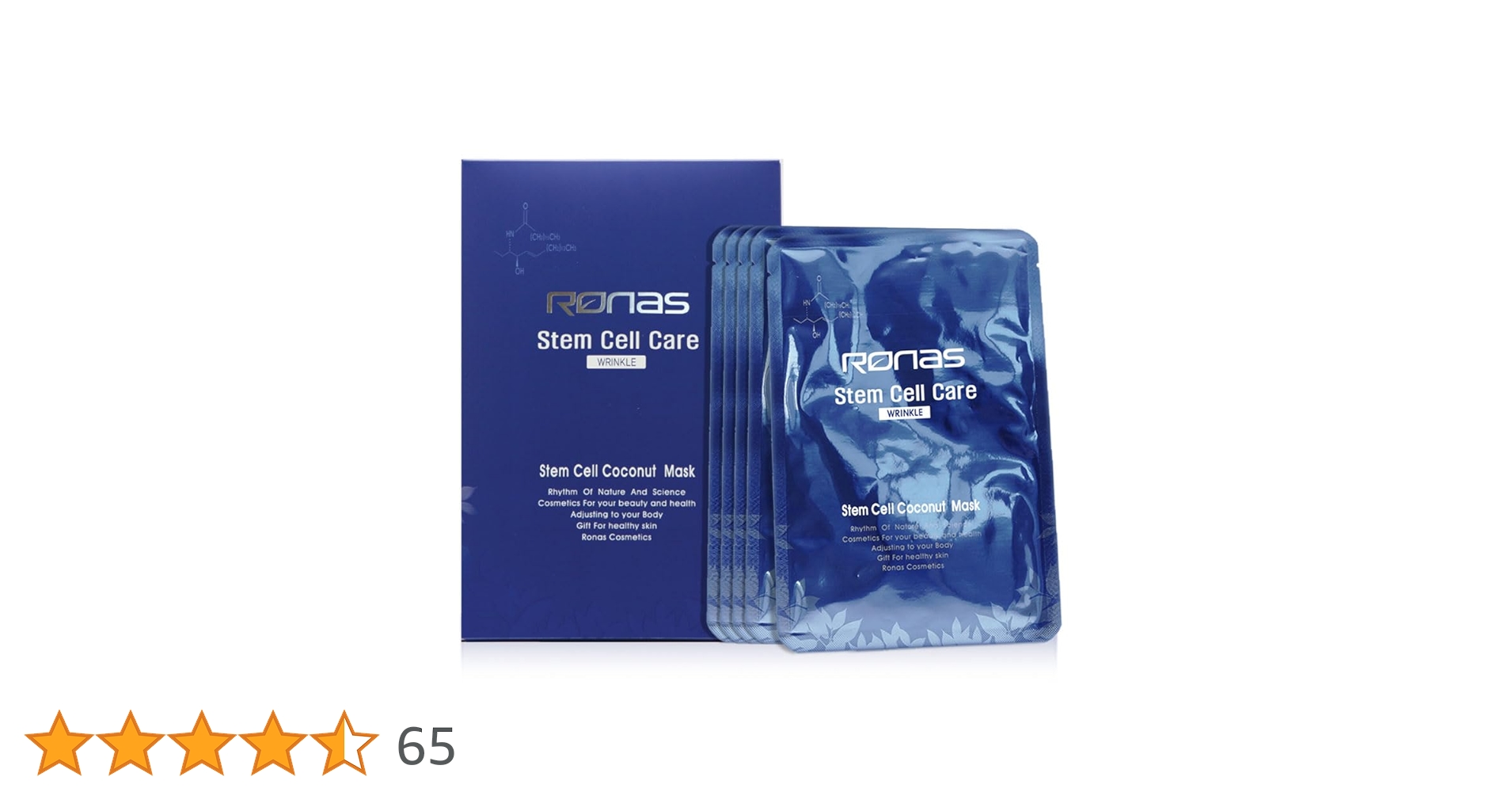 高級Ronas Stem Cell Coconut Mask 4枚　　KAME様 高級Ronas Stem Cell Coconut Mask 4枚 KAME様